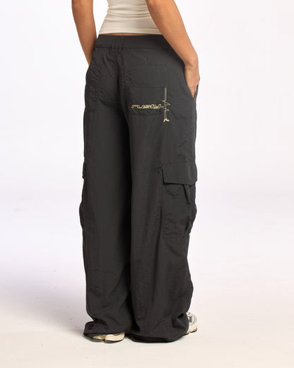 Pantalon Melrose Loose Low Rise Cargo Carbon