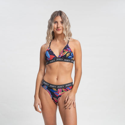 Bikini Palm Spring Top Black