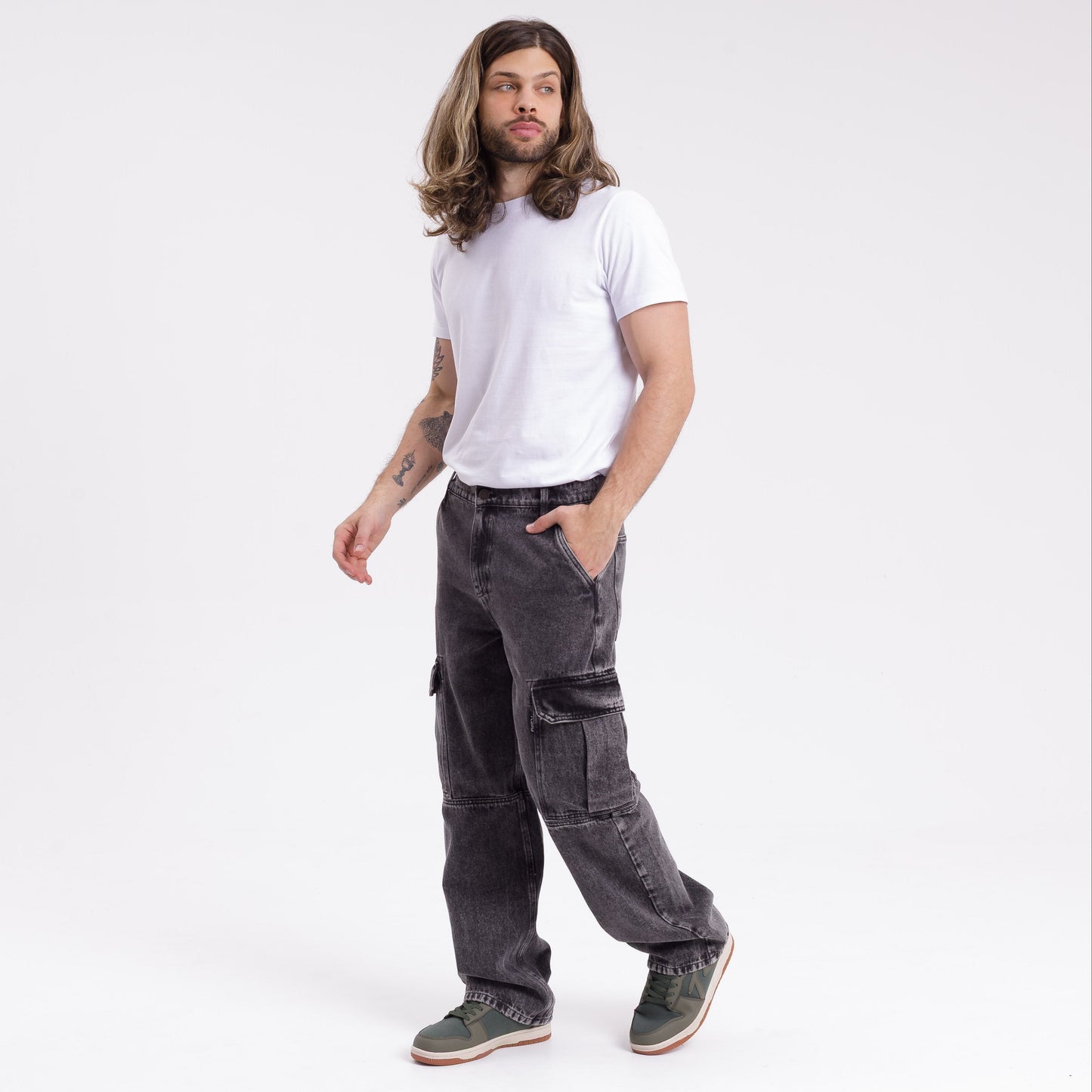 Jean Parklife 2 Cargo Acid Black