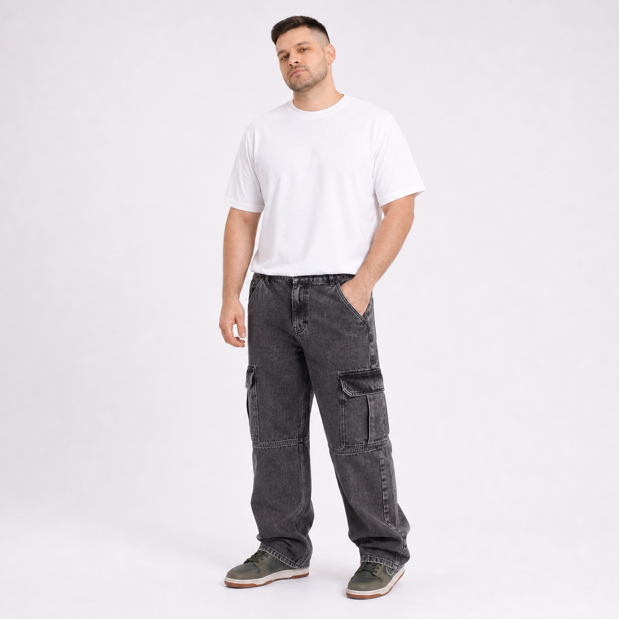 Jean Parklife 2 Cargo Big Acid Black