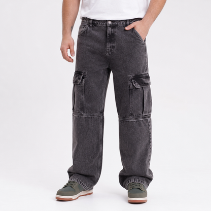 Jean Parklife 2 Cargo Big Acid Black