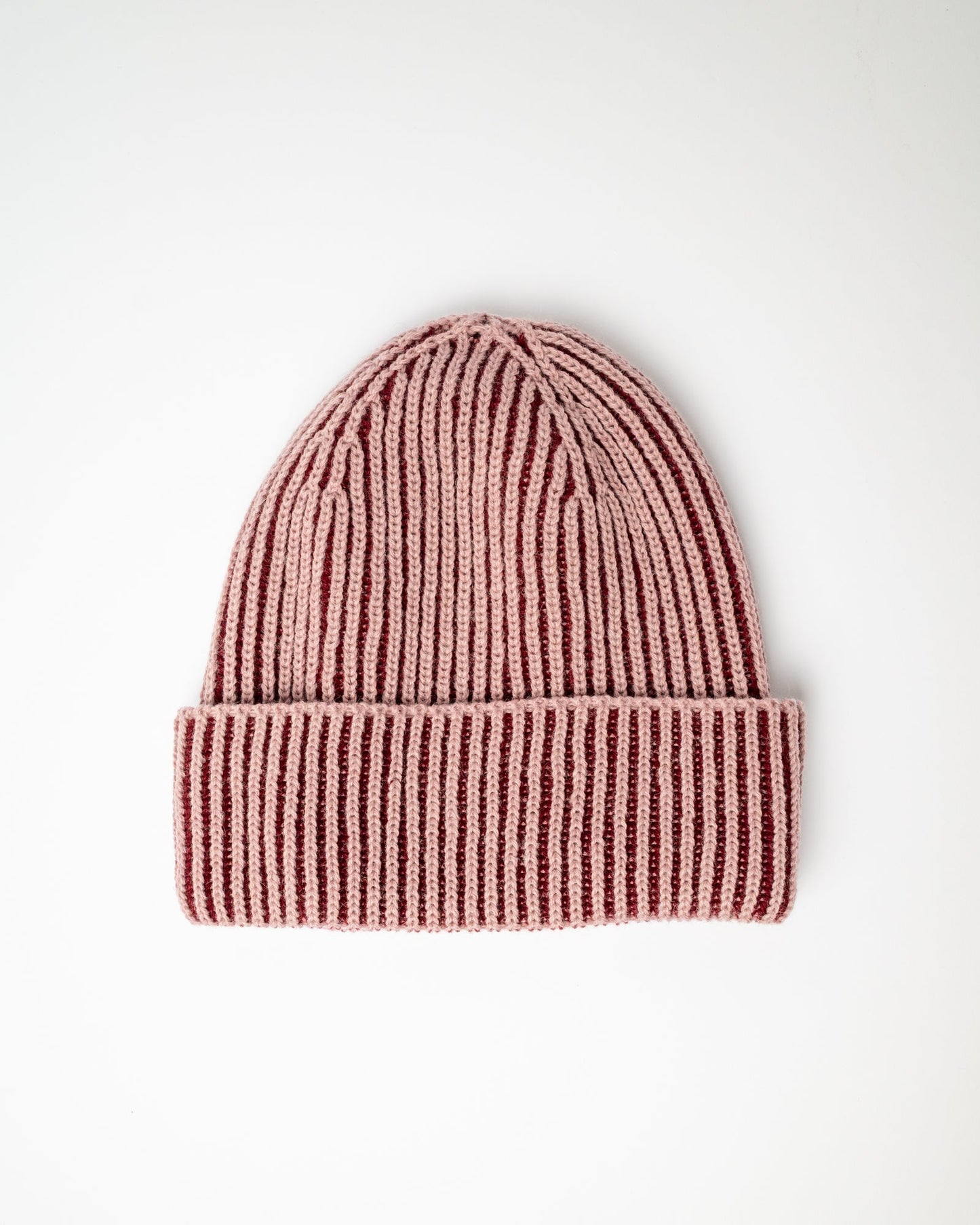 Gorro Lana Pixel Burgundy