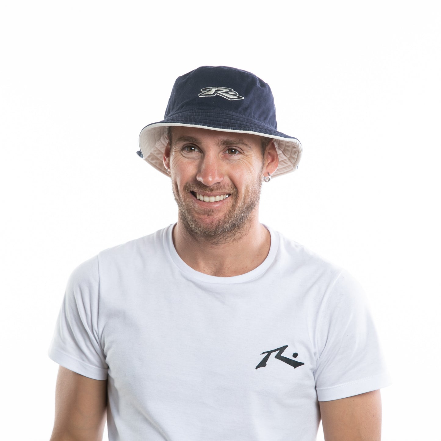 Pilusos Plymouth Reversible Bucket Navy Blue