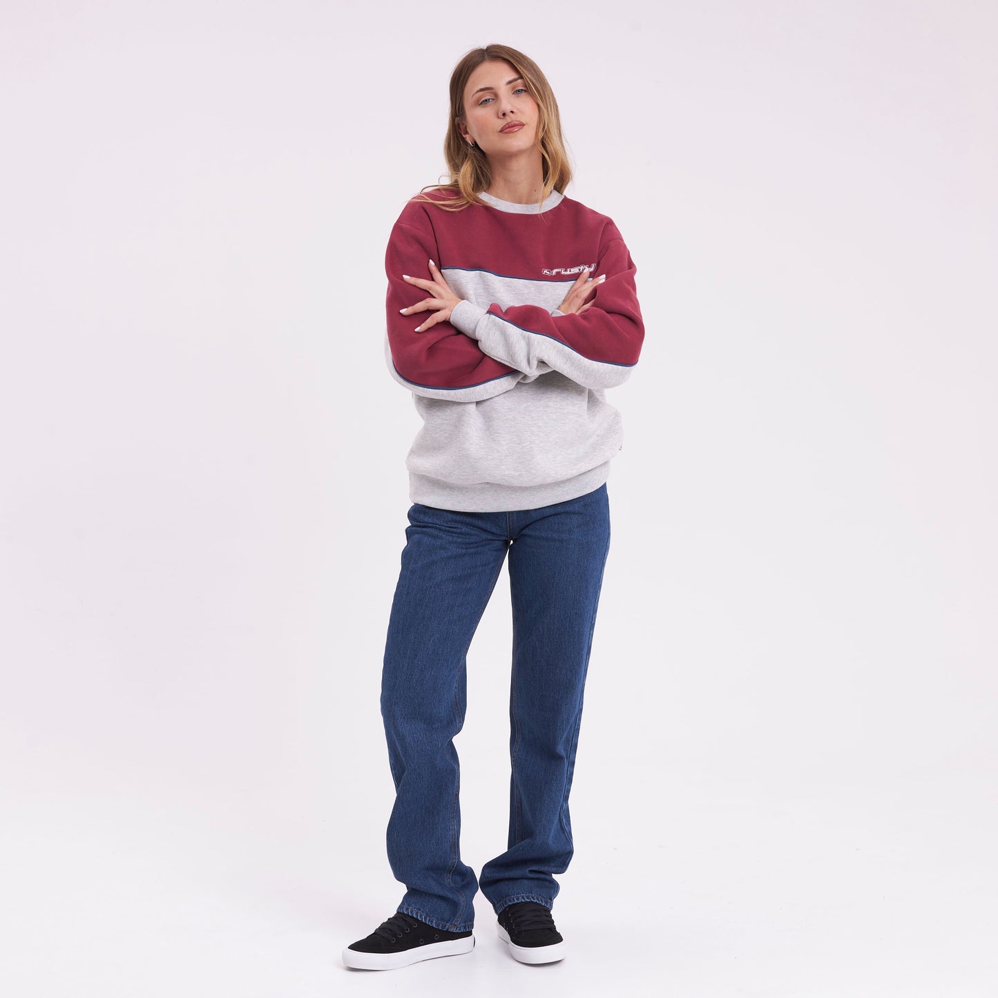 Buzo Polar Popped Panelled Grey Marle