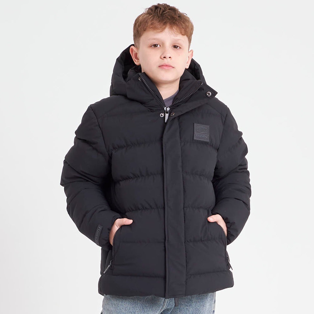 Campera Abrigo Pruffen Serie 2 Junior Black