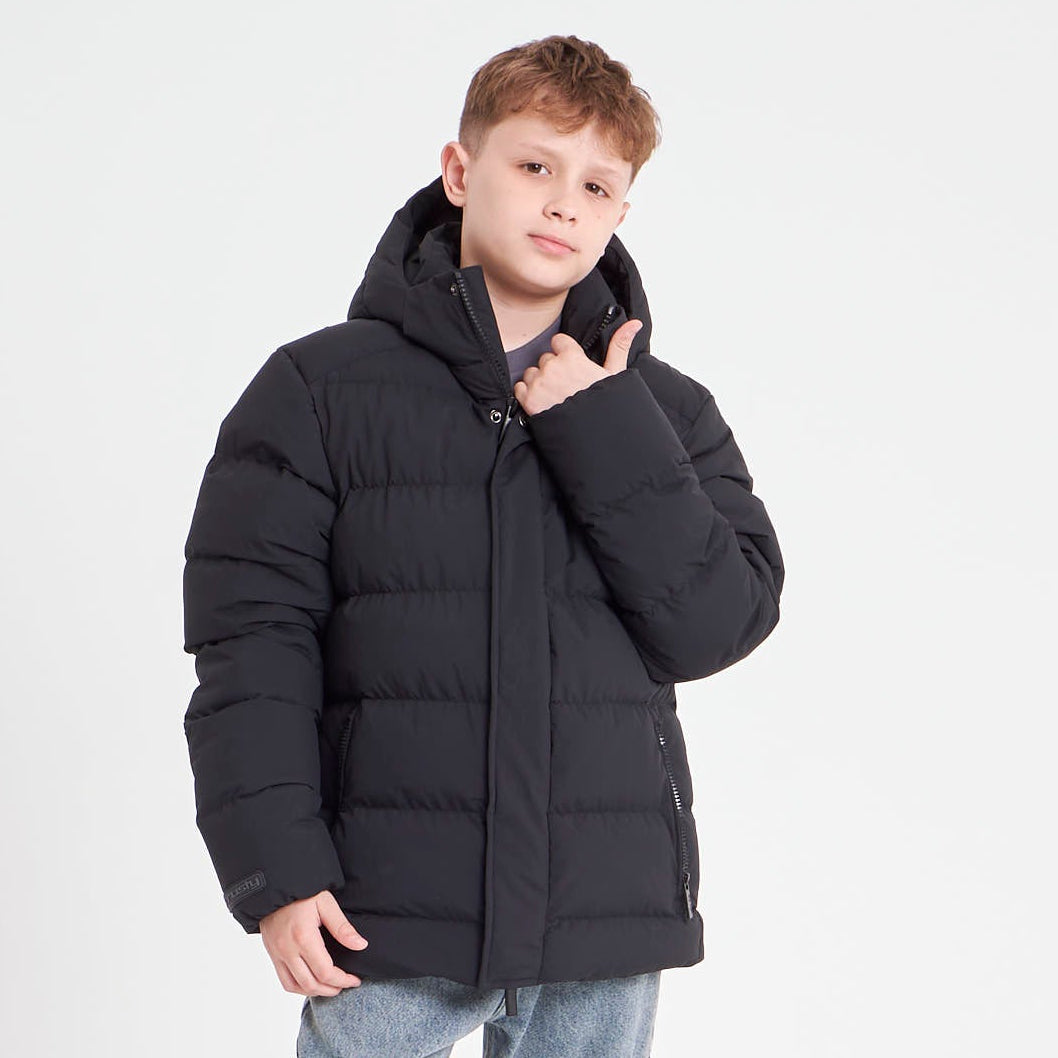Campera Abrigo Pruffen Serie 2 Junior Black