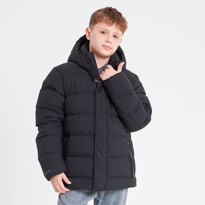 Campera Abrigo Pruffen Serie 2 Junior Black