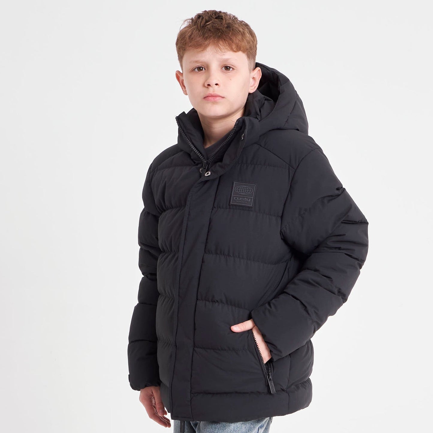Campera Abrigo Pruffen Serie 2 Junior Black