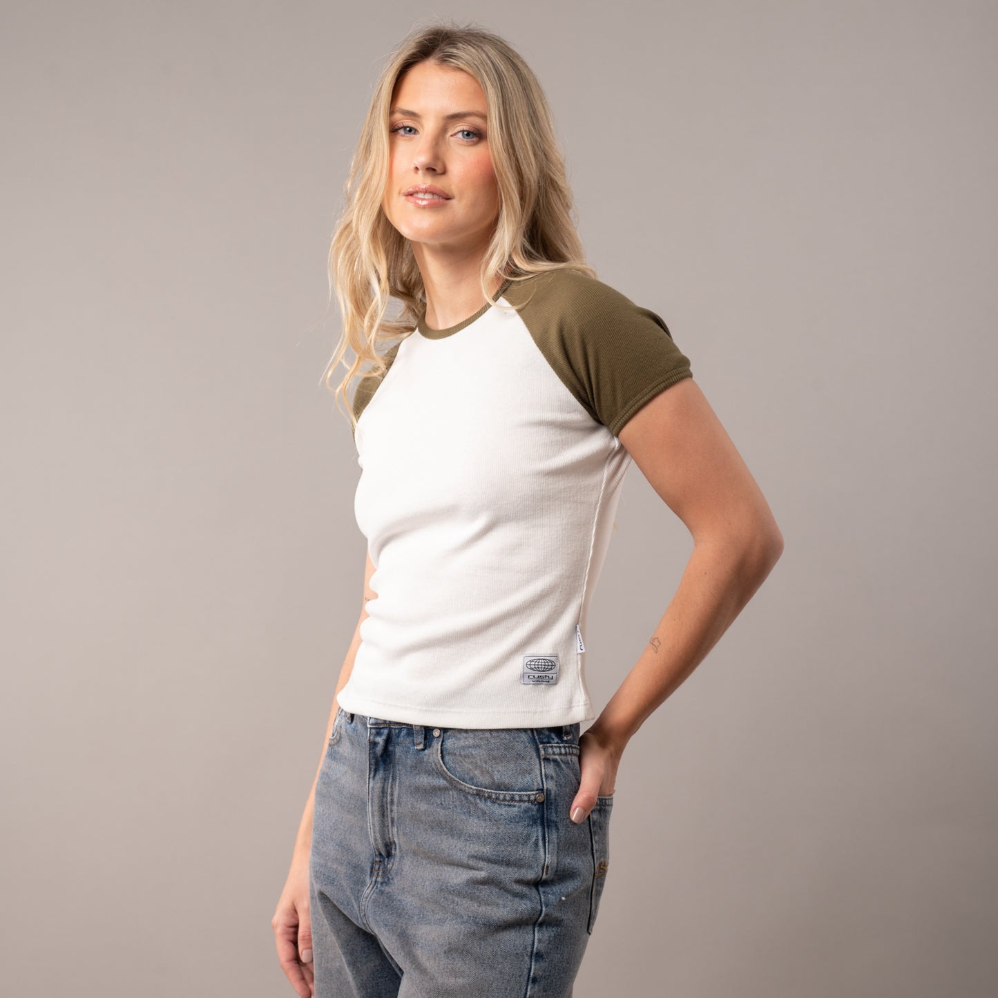 Remera R2K Raglan Skimmer Ld White