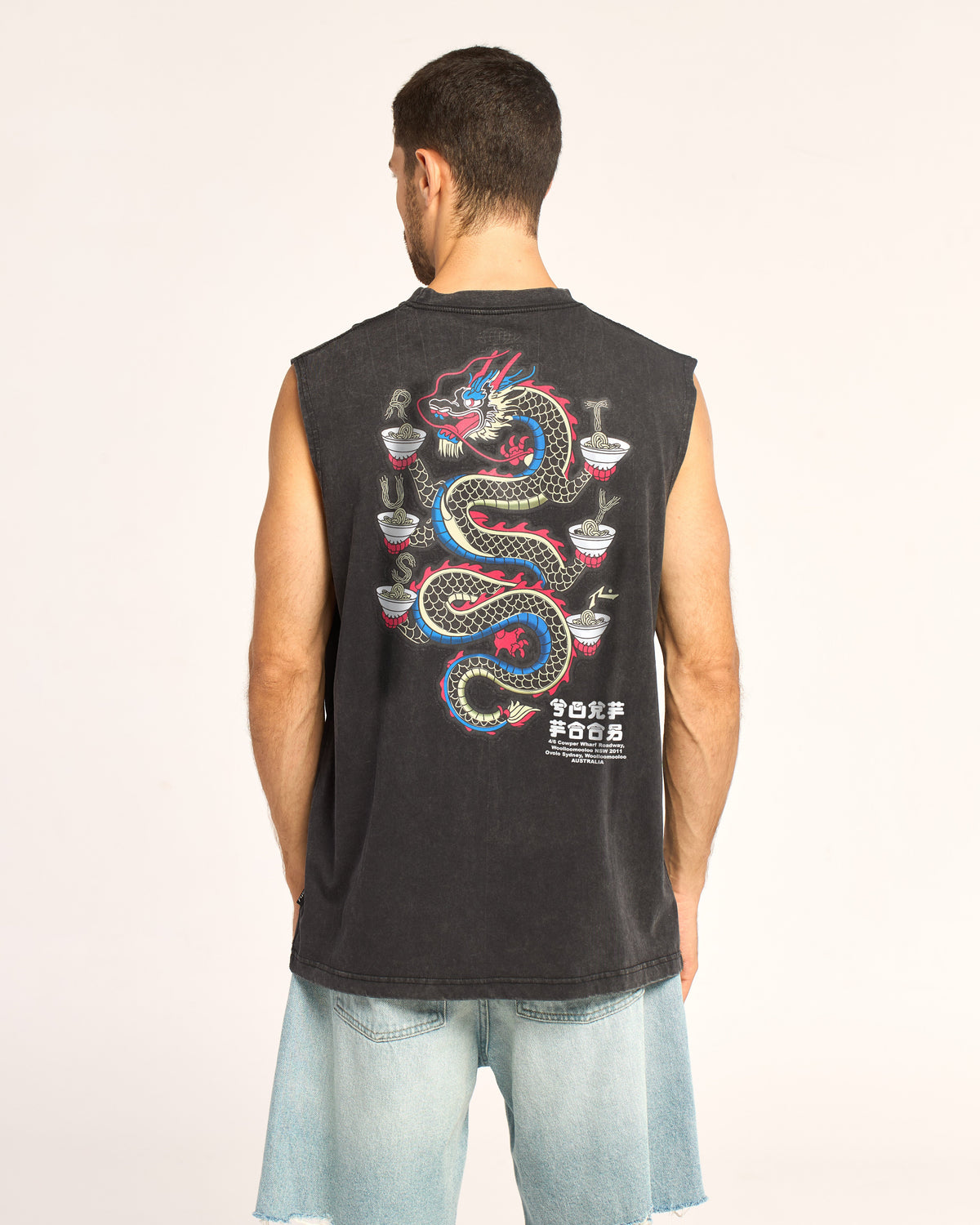 Muscle Ramen Dragon Rx Process Black