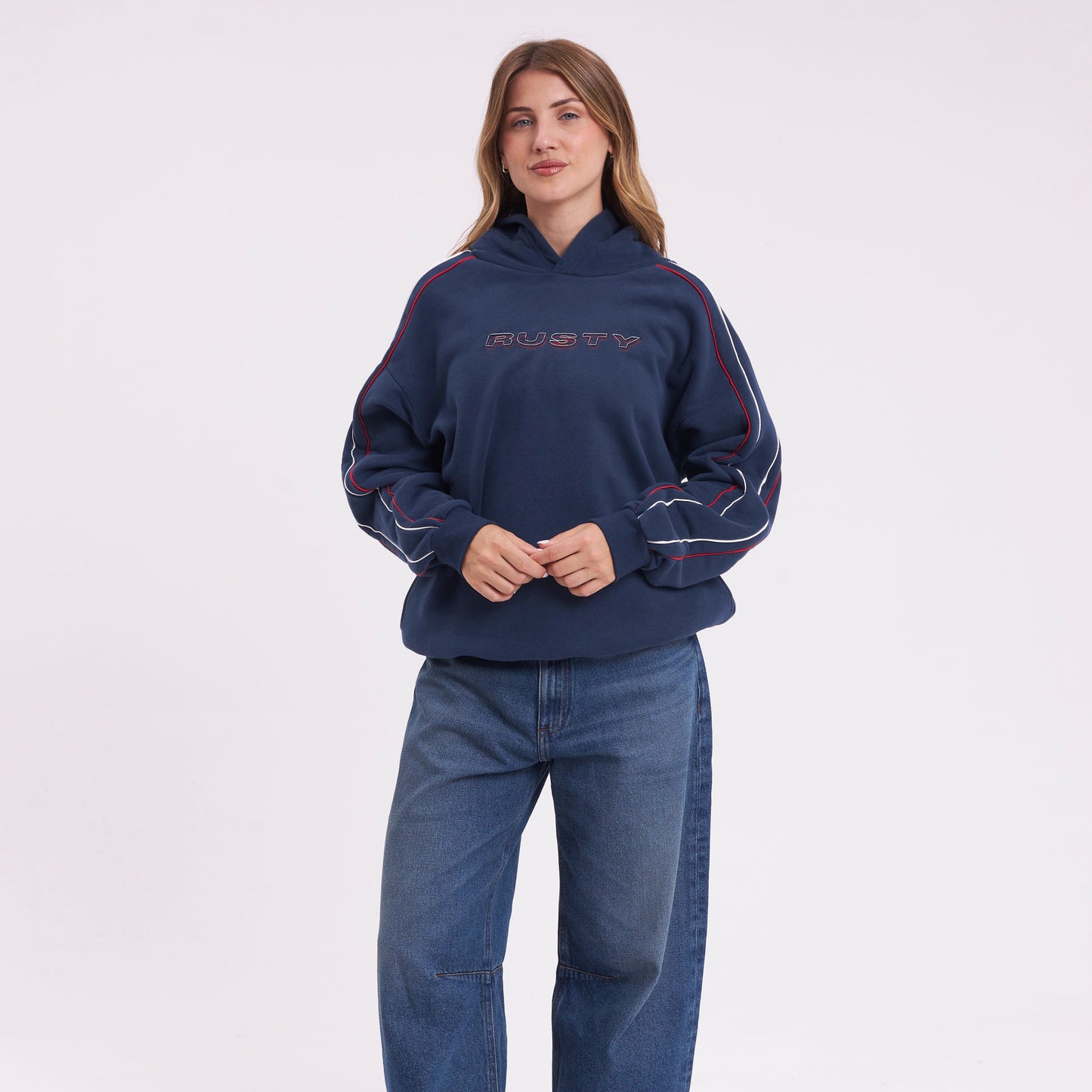 Canguro Red Raw Archival Oversized Navy