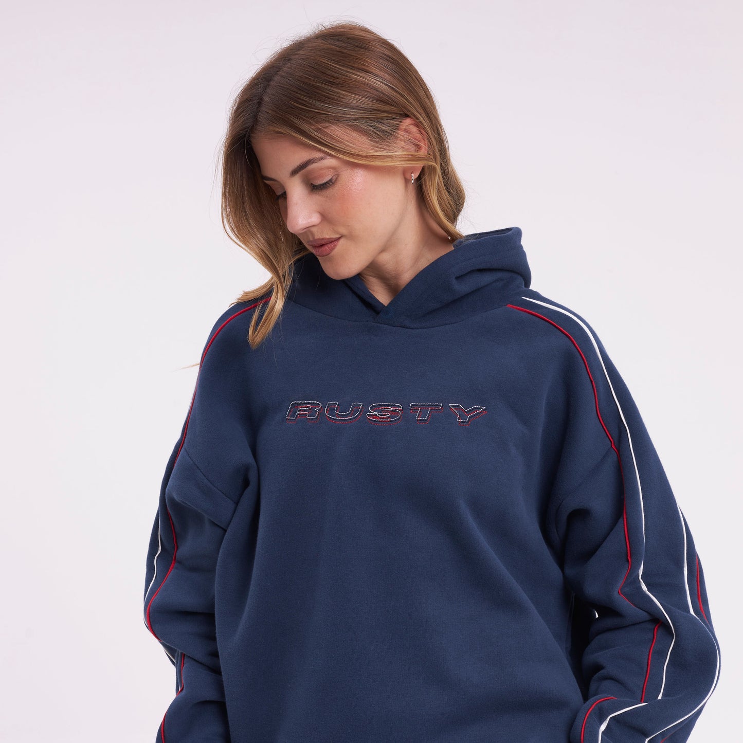 Canguro Red Raw Archival Oversized Navy