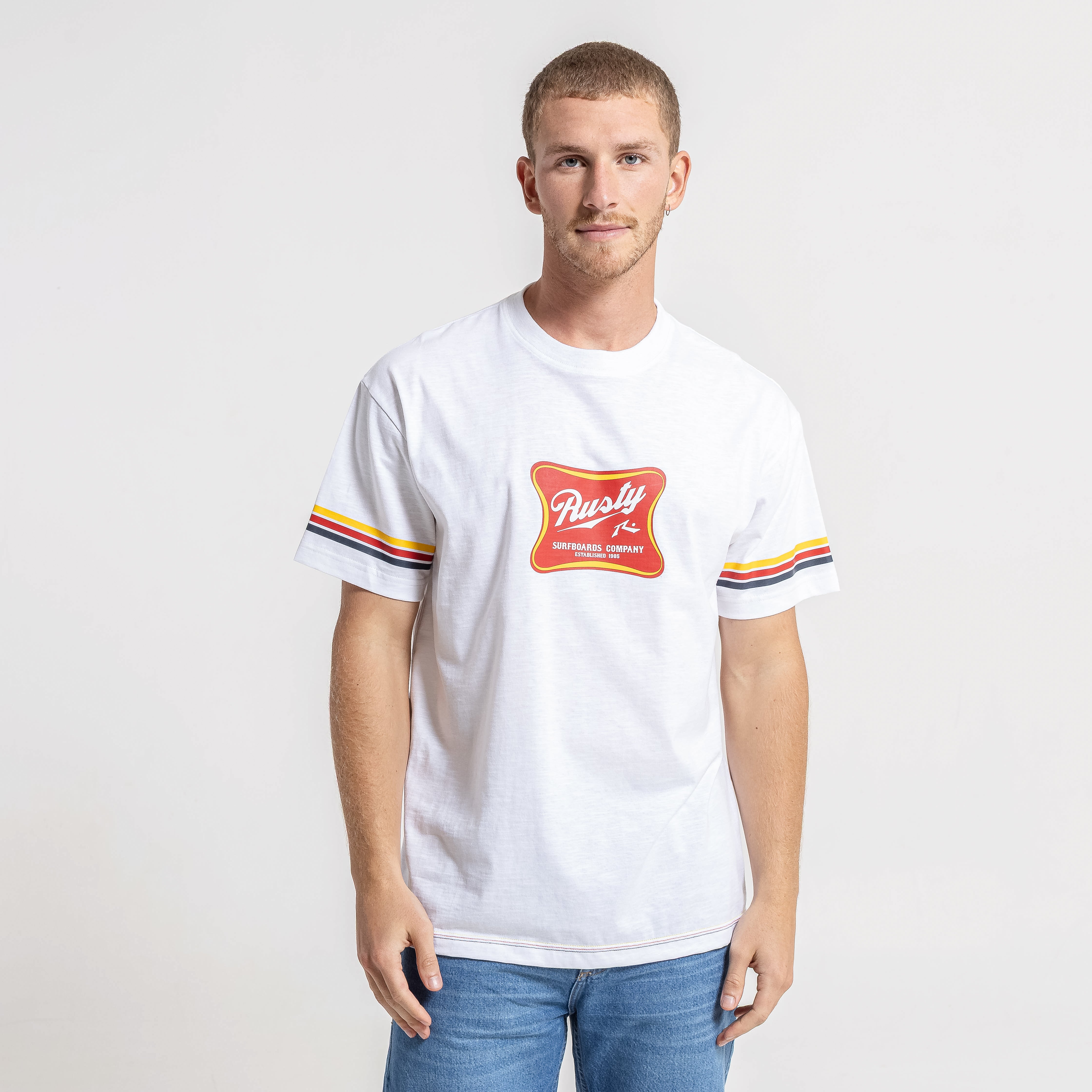 Remera Beer Off White