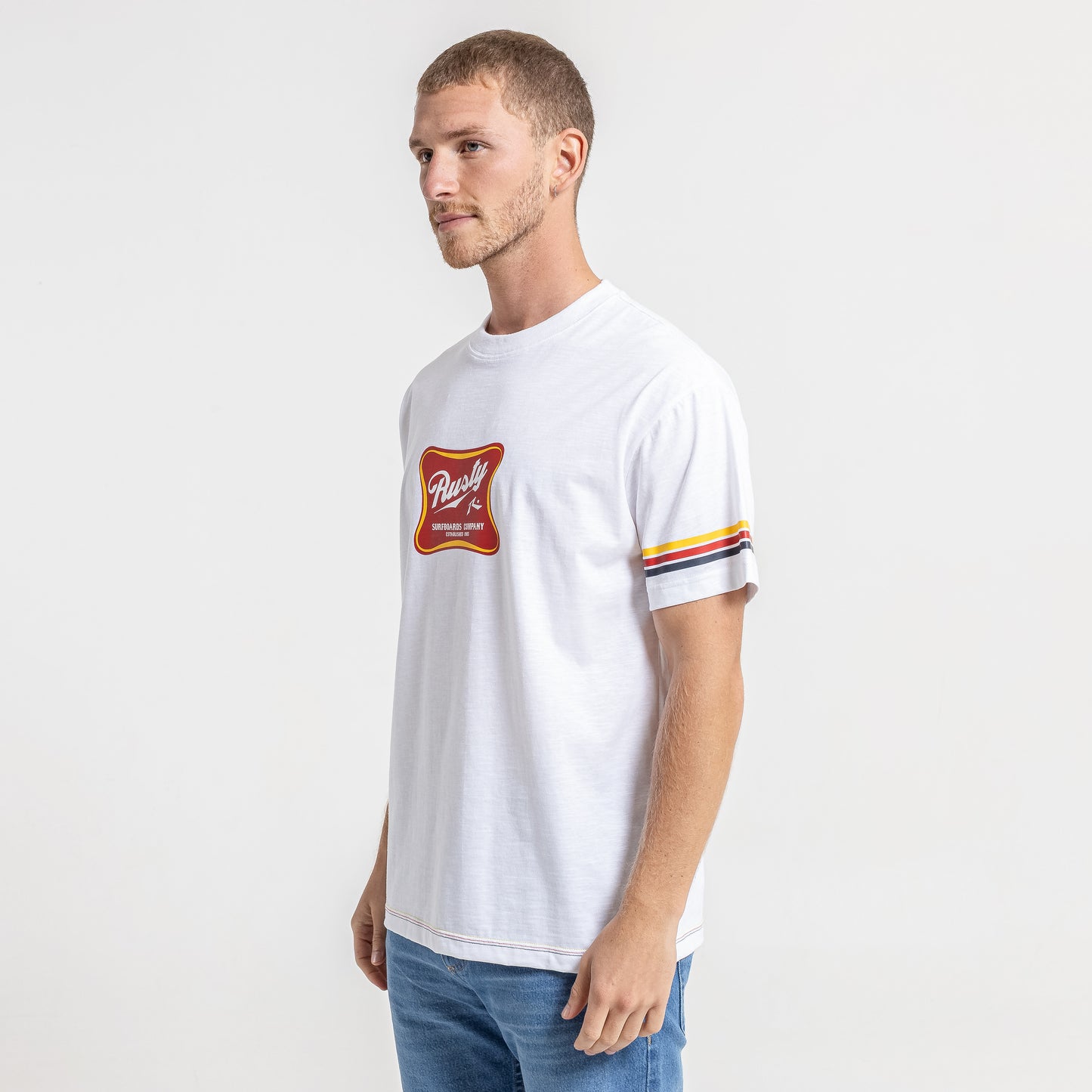 Remera Beer Off White