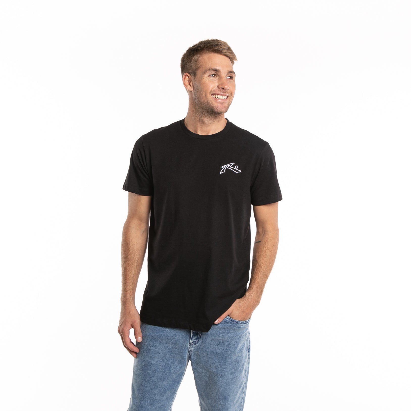 Remera Mc Big Embroy Black