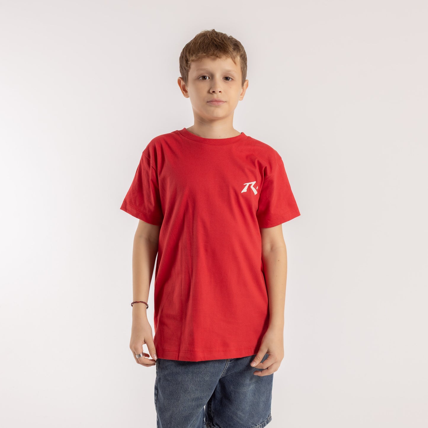 Remera Competition Junior Red/Ecru