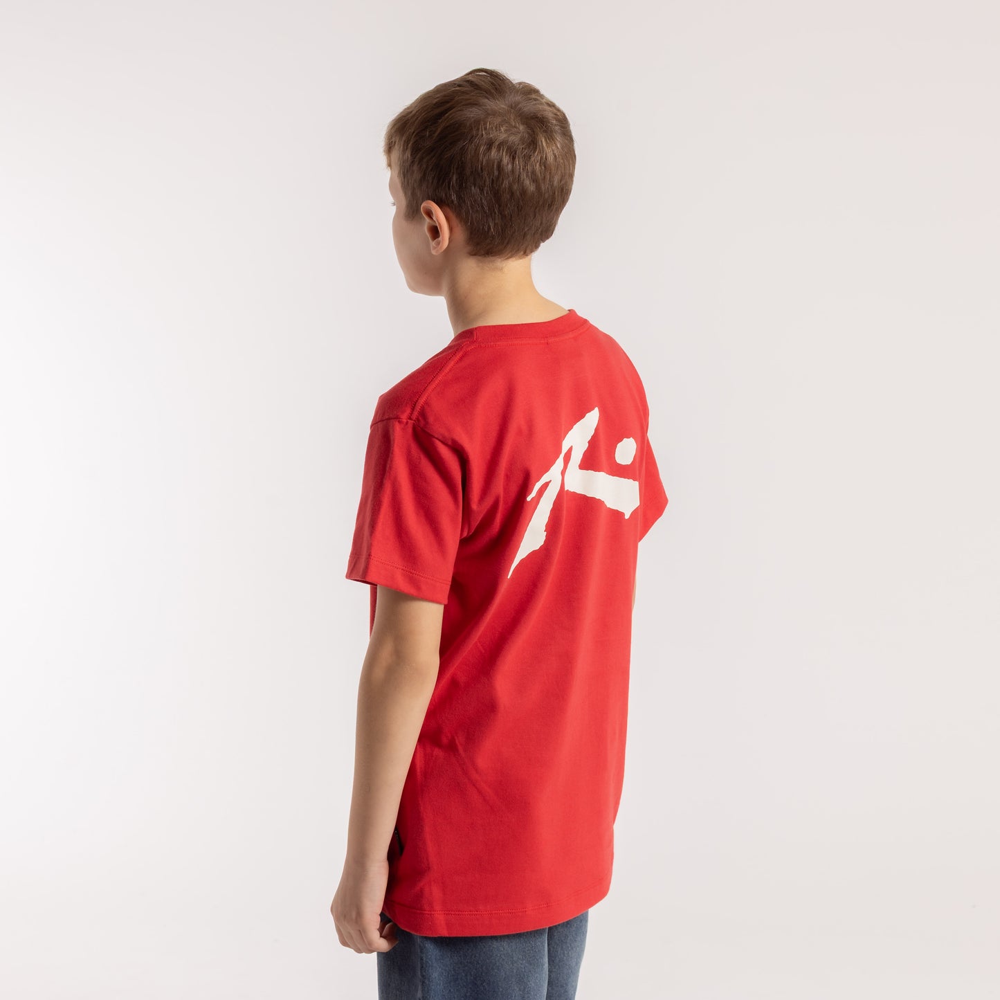 Remera Competition Junior Red/Ecru