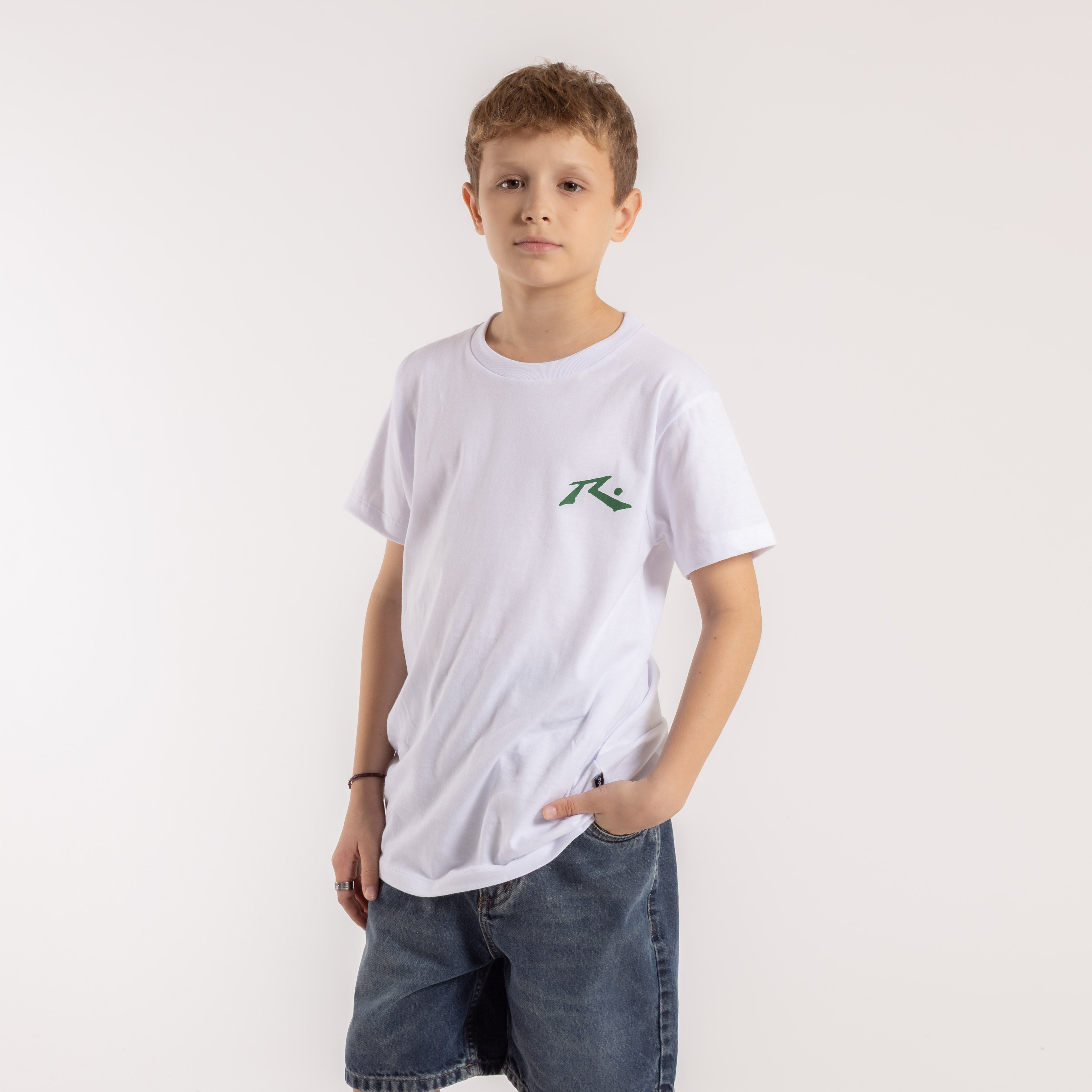 Remera Mc Rusty Competition Tee Jr White/Shadow Army