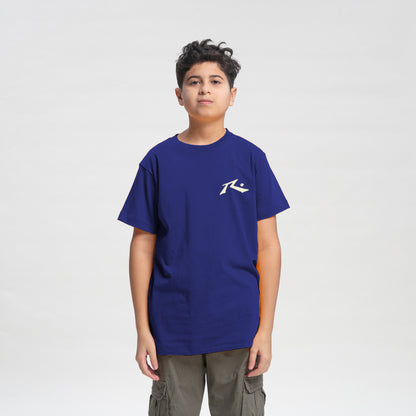 Remera Mc Competition Tee Jr Nautical/Off White