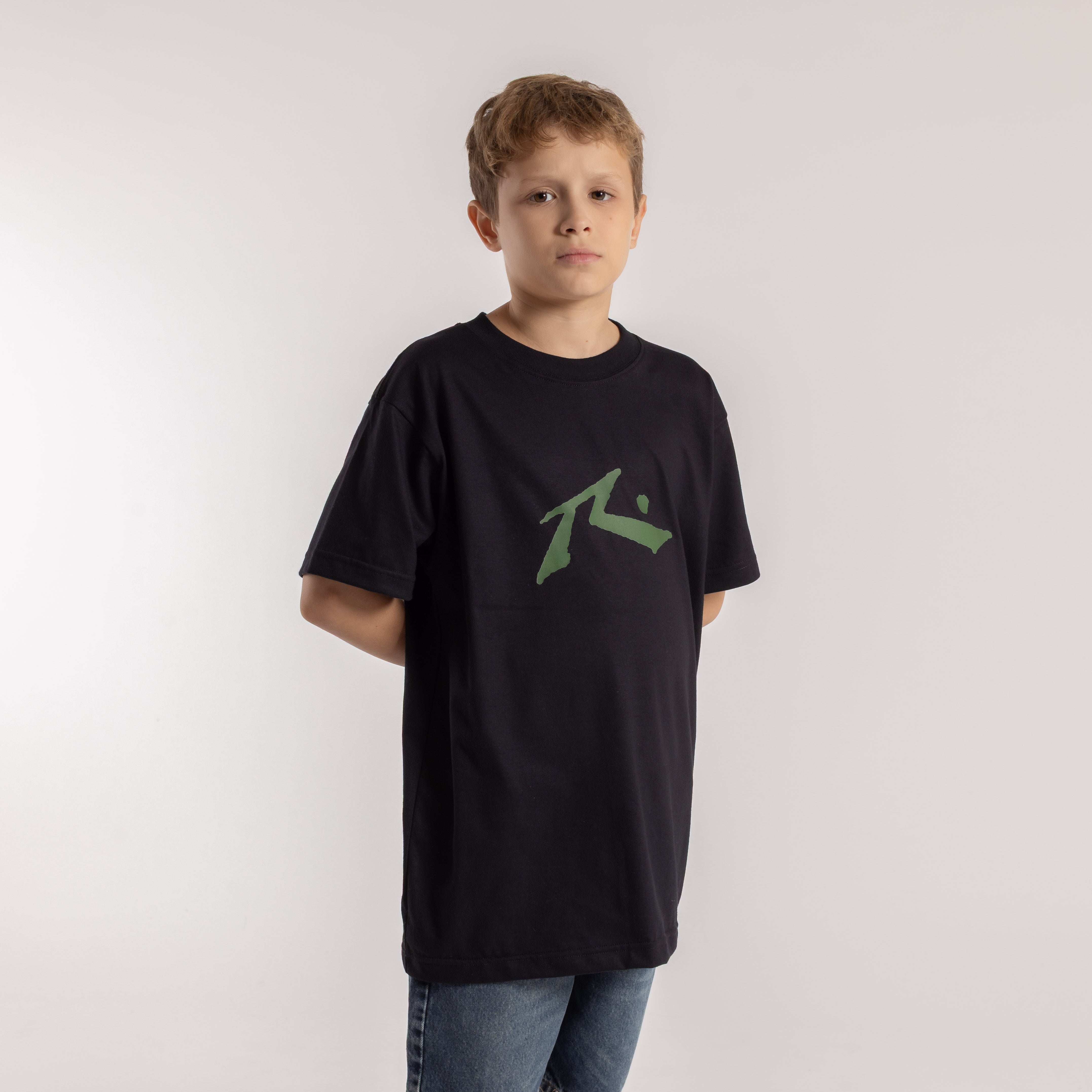 Remera Comp Revolution Junior Black/Shadow Army