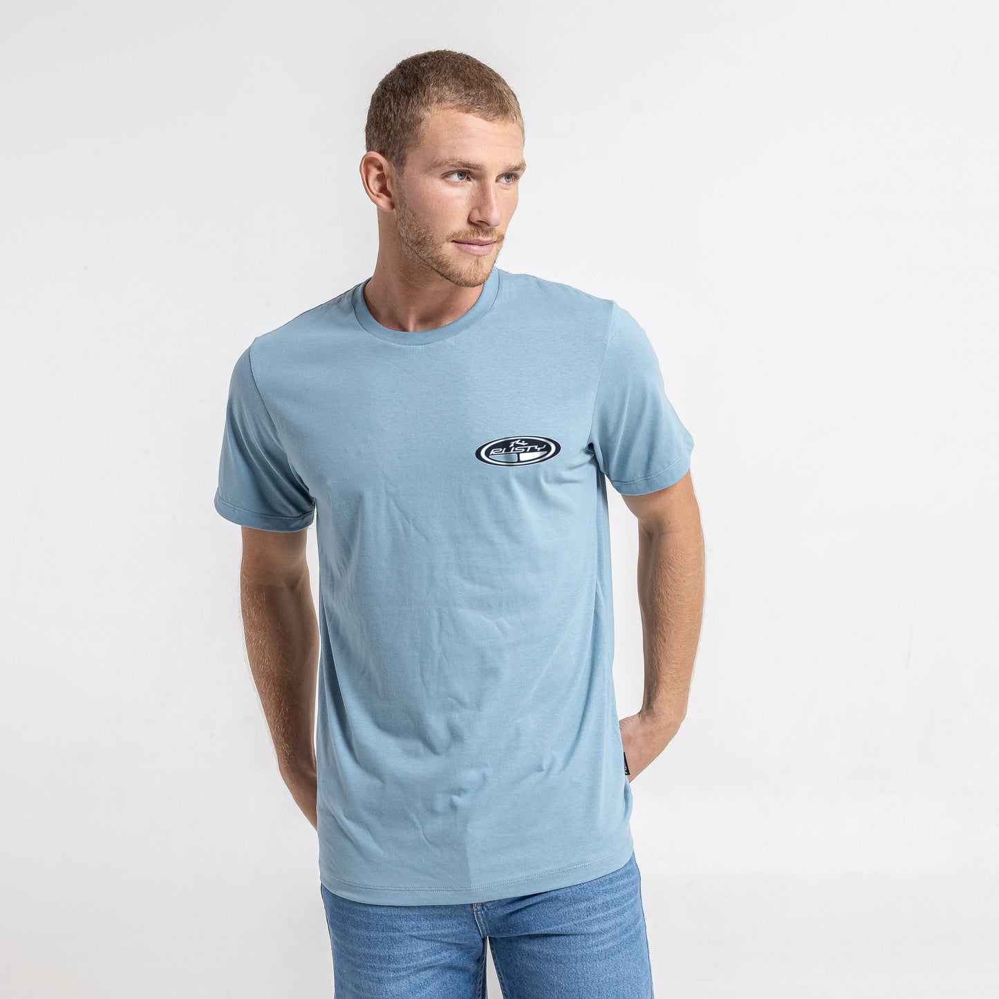 Remera Faden Glacier Lake