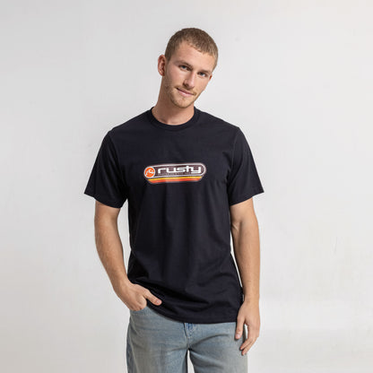 Remera Half Moon Black