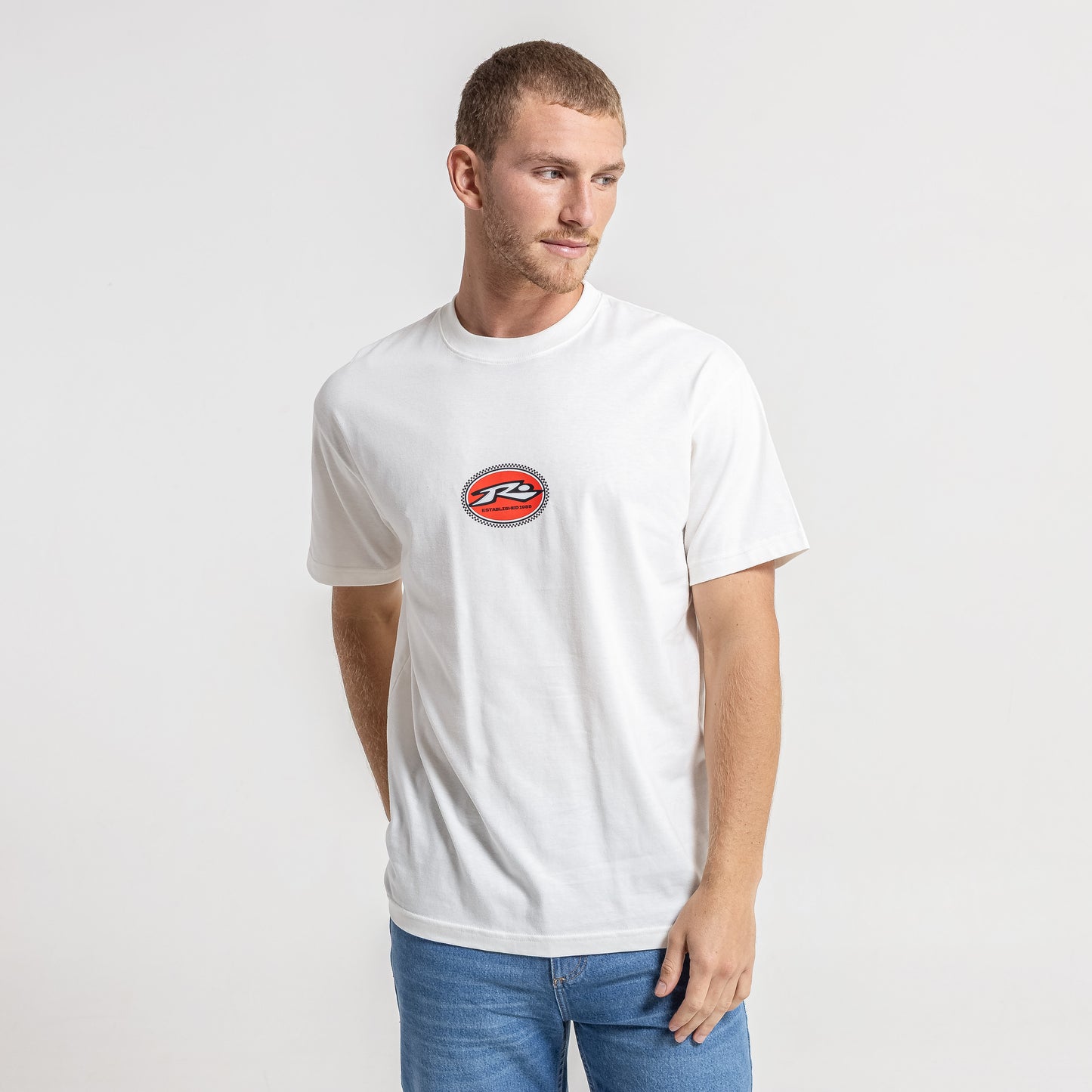 Remera Highway 405 Superbig Ecru