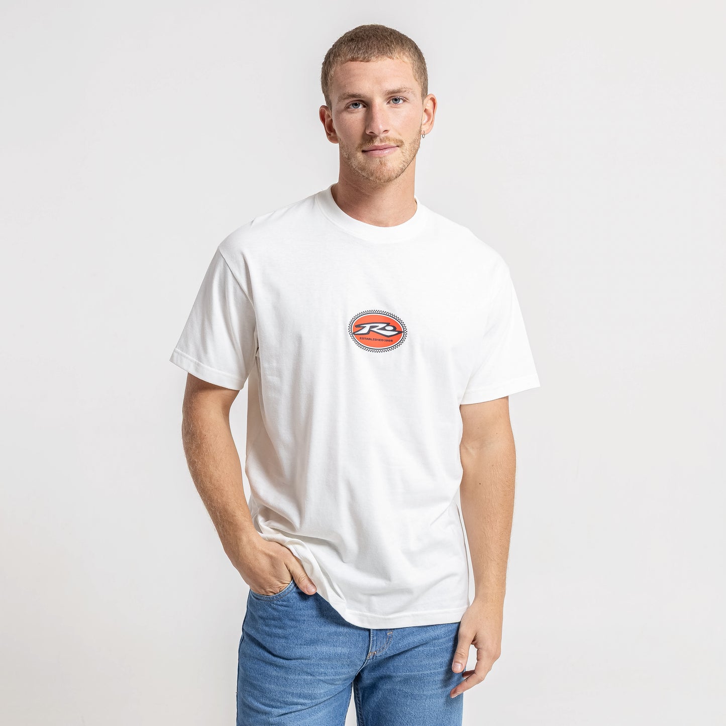 Remera Highway 405 Superbig Ecru