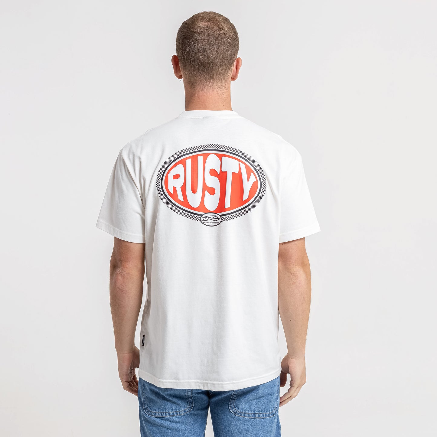 Remera Highway 405 Superbig Ecru