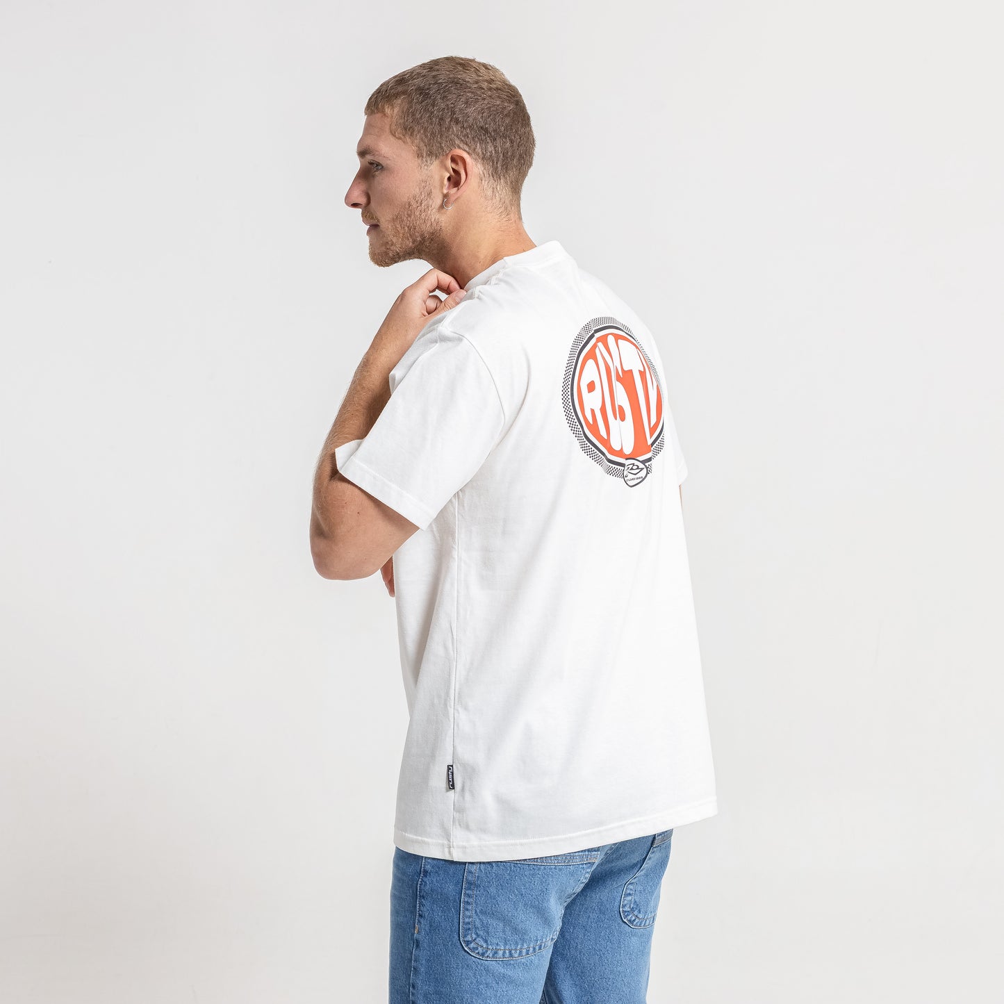 Remera Highway 405 Megabig Ecru