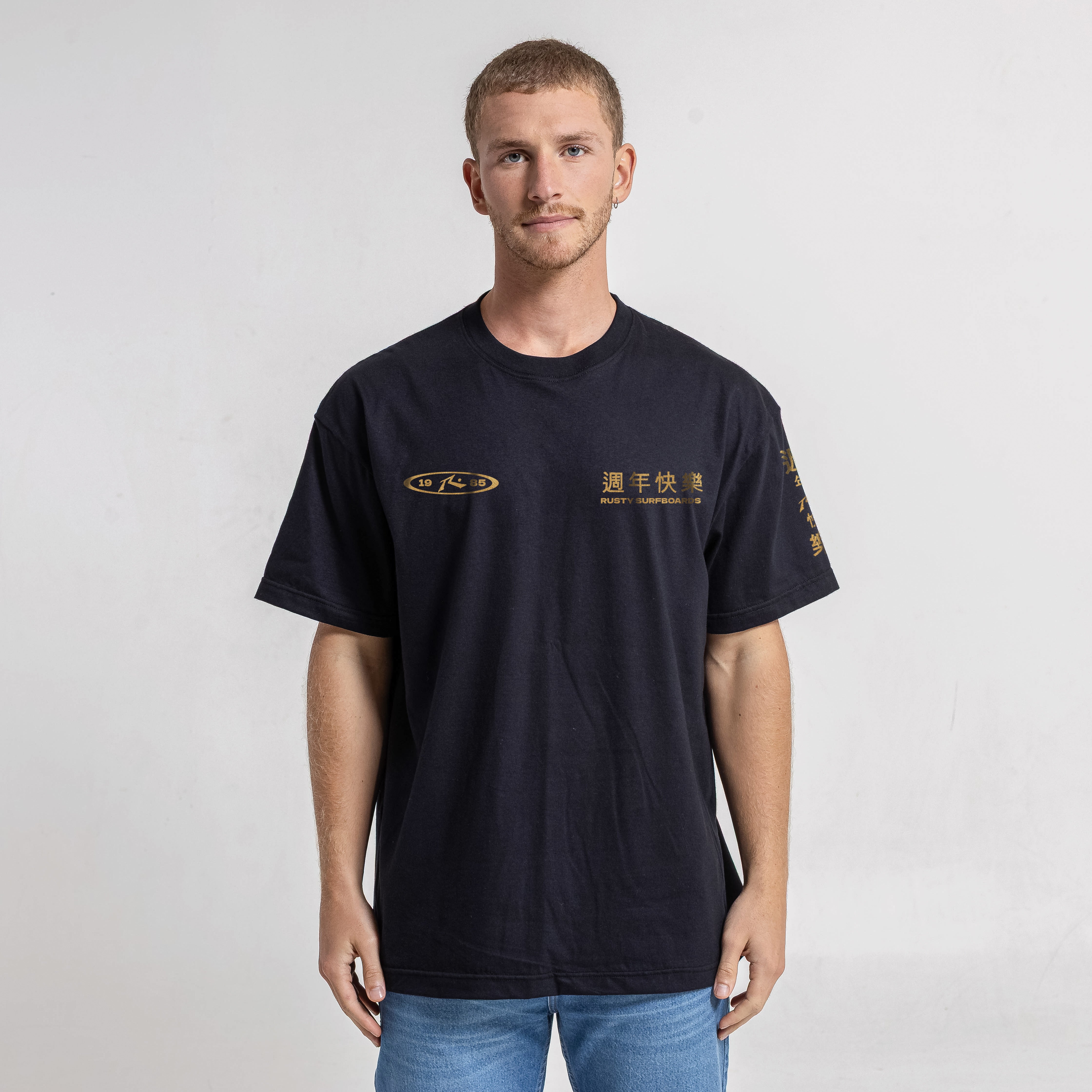 Remera Many Waves Black