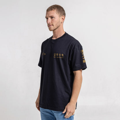 Remera Many Waves Black