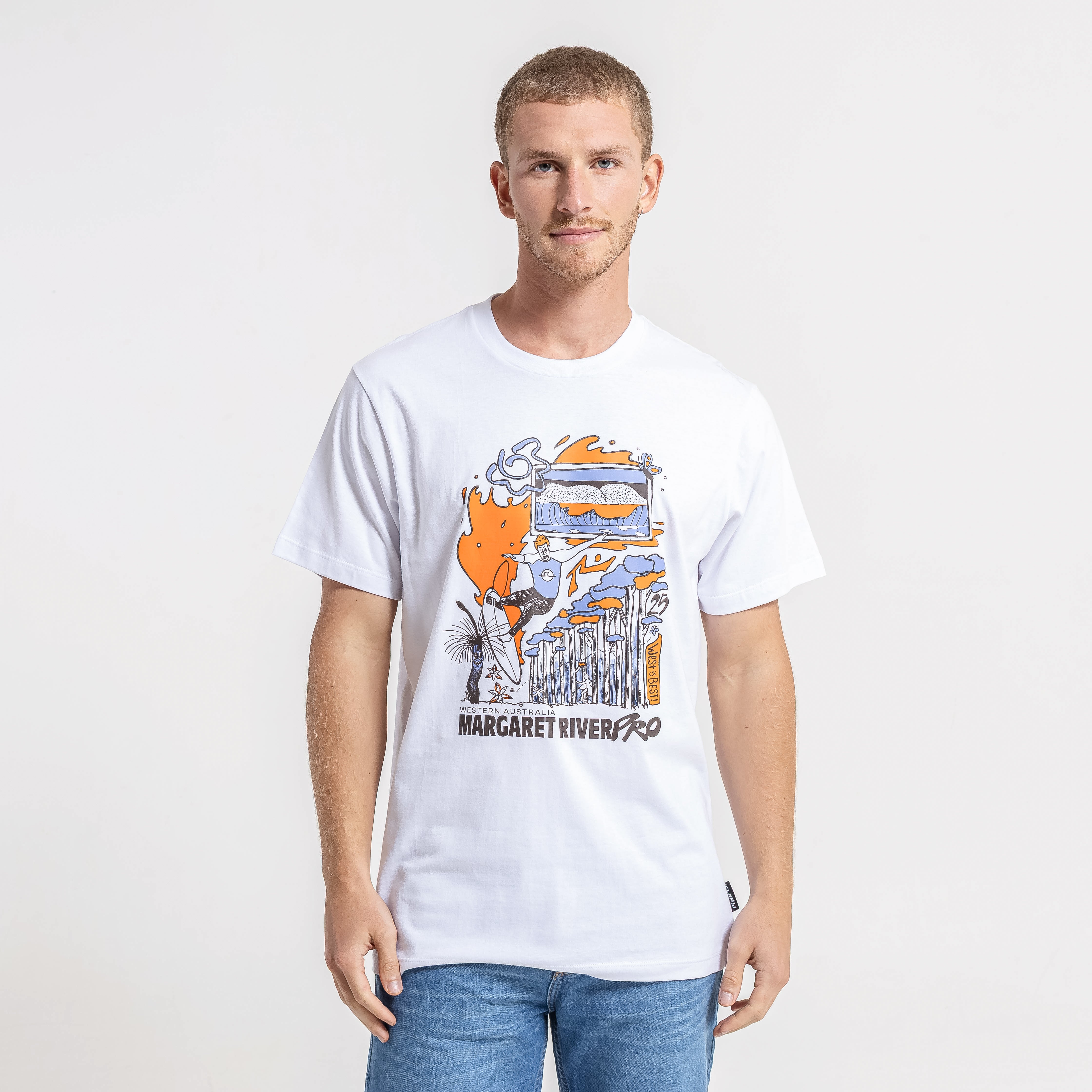 Remera Margaret River 25 Serie 2 White