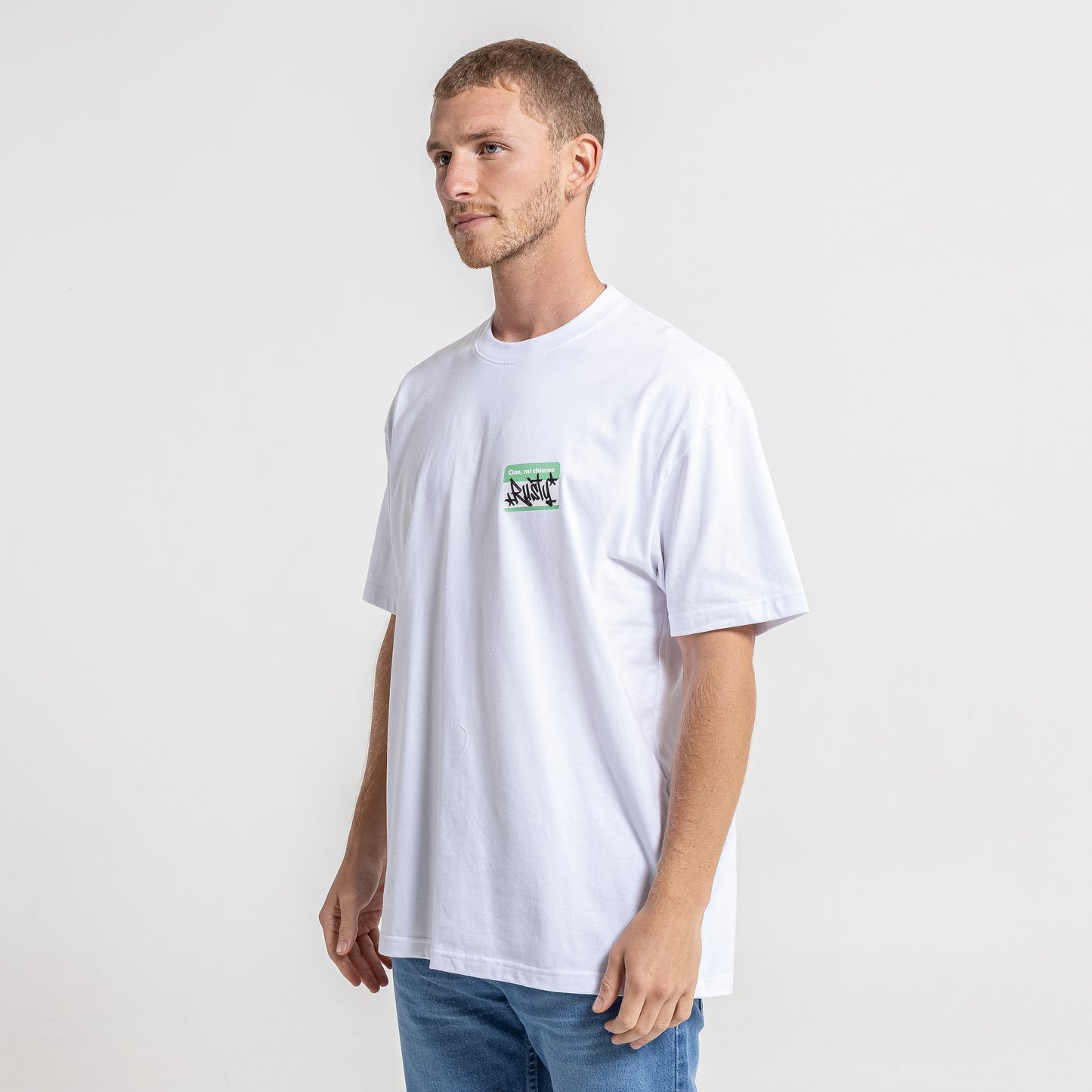 Remera My Name Is White