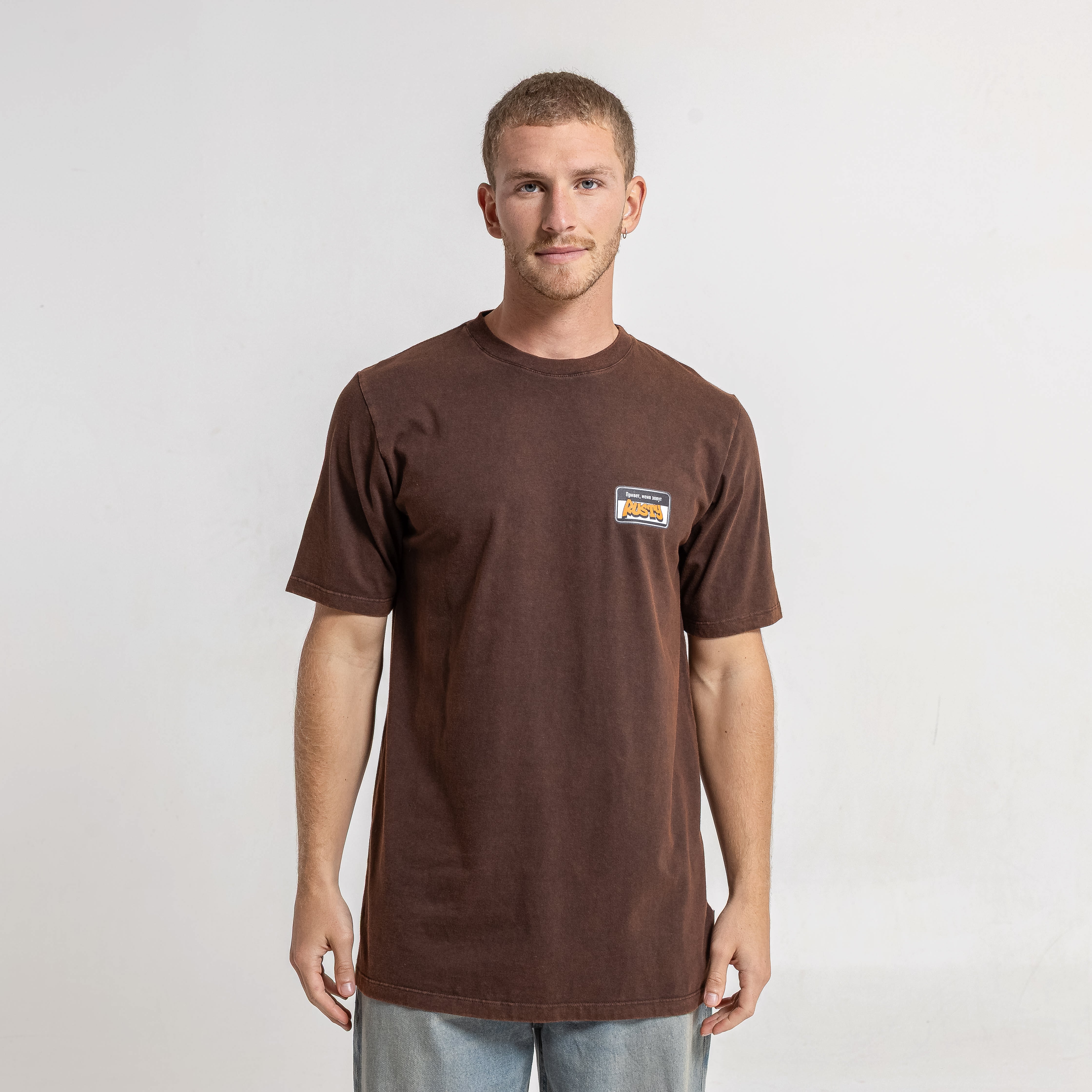 Remera Patching Process Brown
