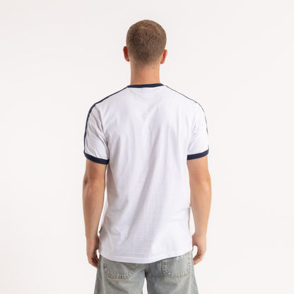 Remera Poppa White/Navy Blue