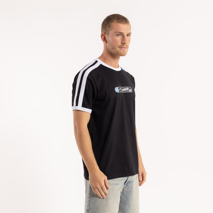 Remera Poppa Black/White