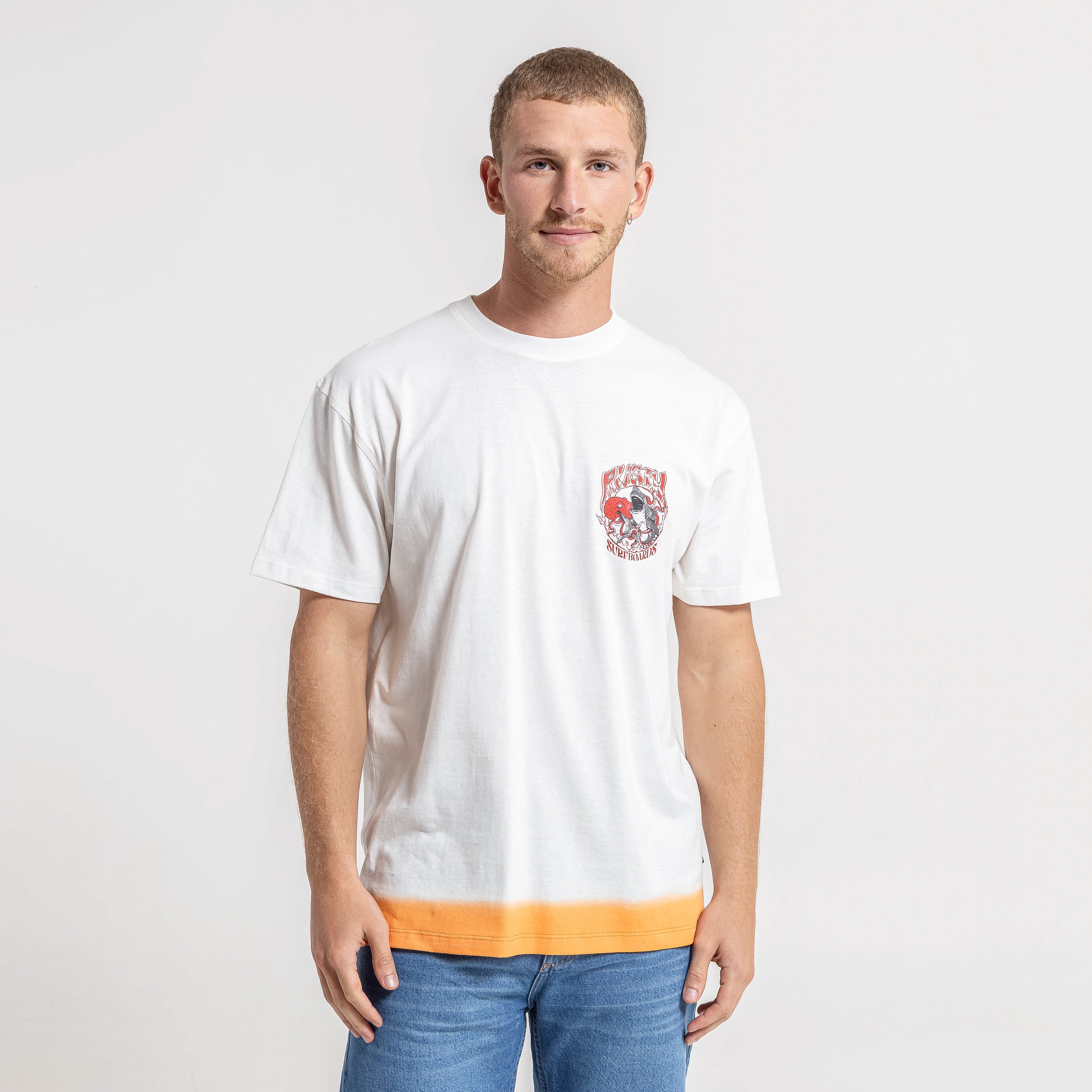 Remera Sea Figth Ecru