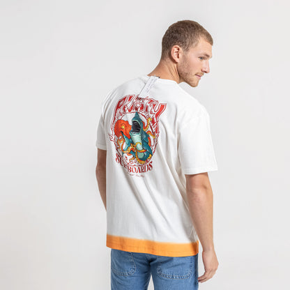 Remera Sea Figth Ecru