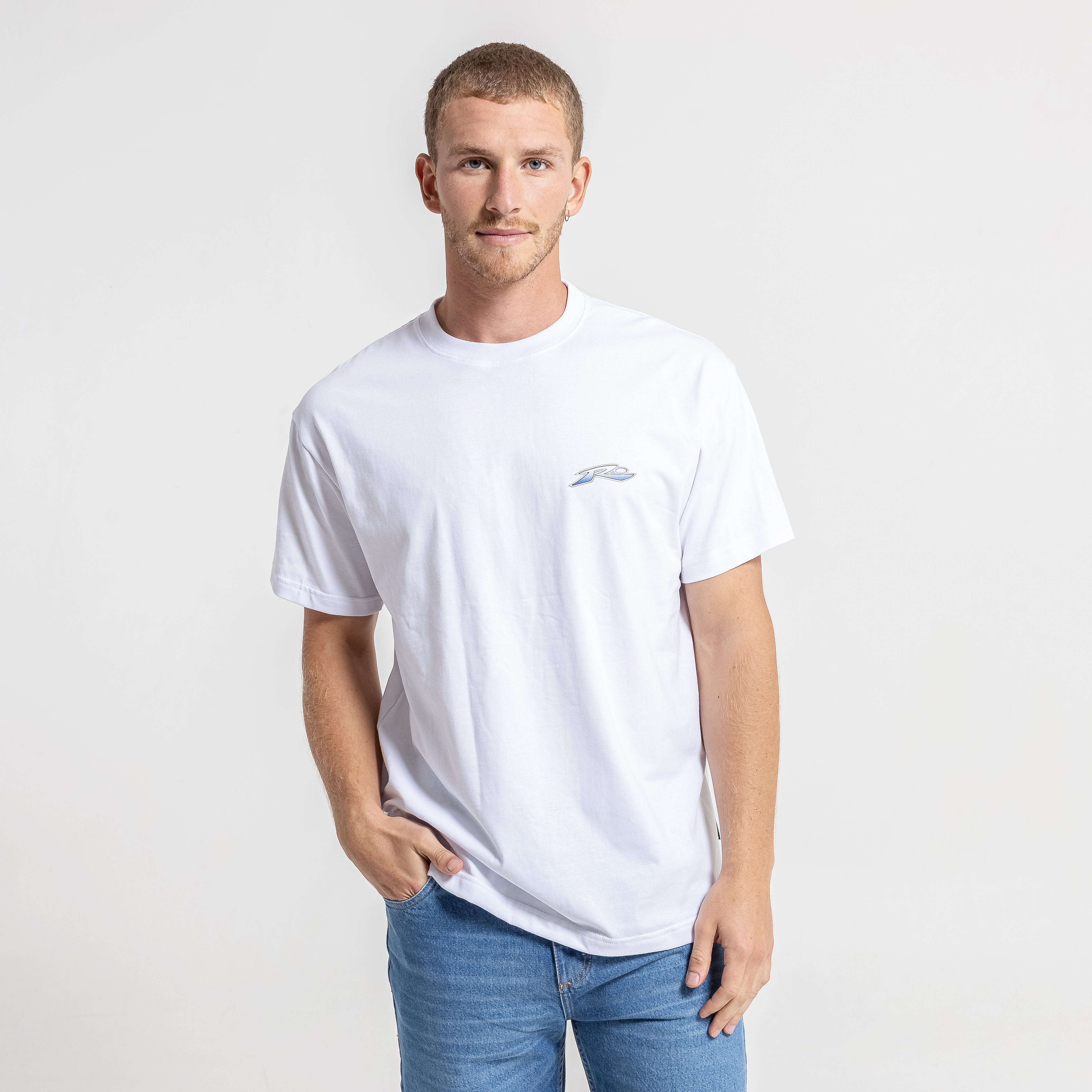 Remera Super R Dot White