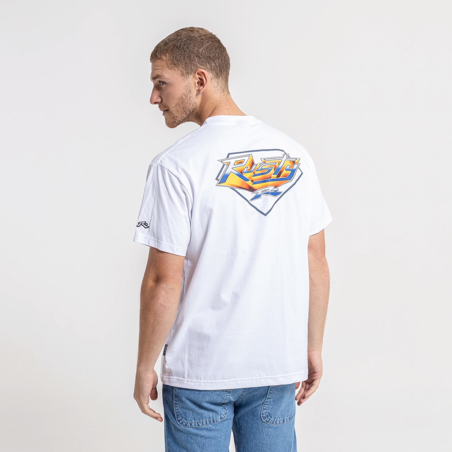 Remera Super R Dot White