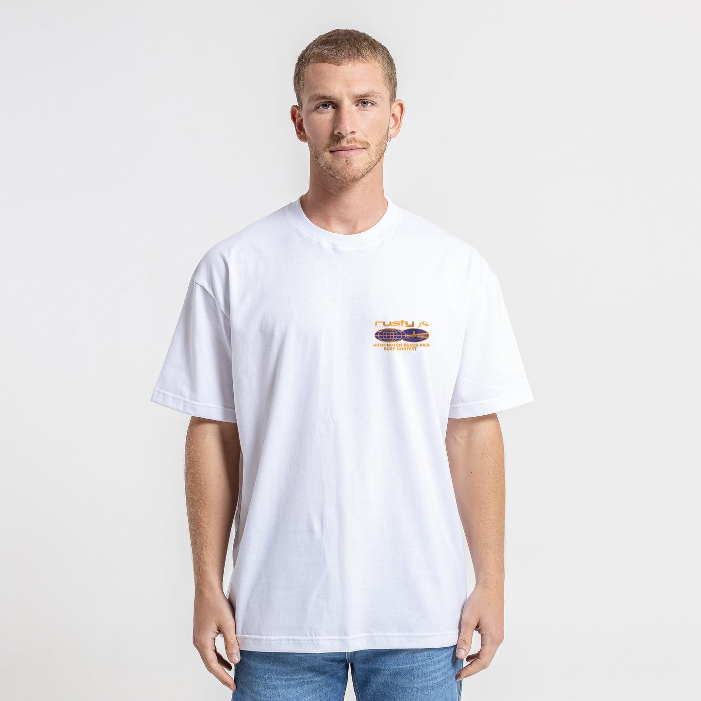 Remera Surf Contest Hb White