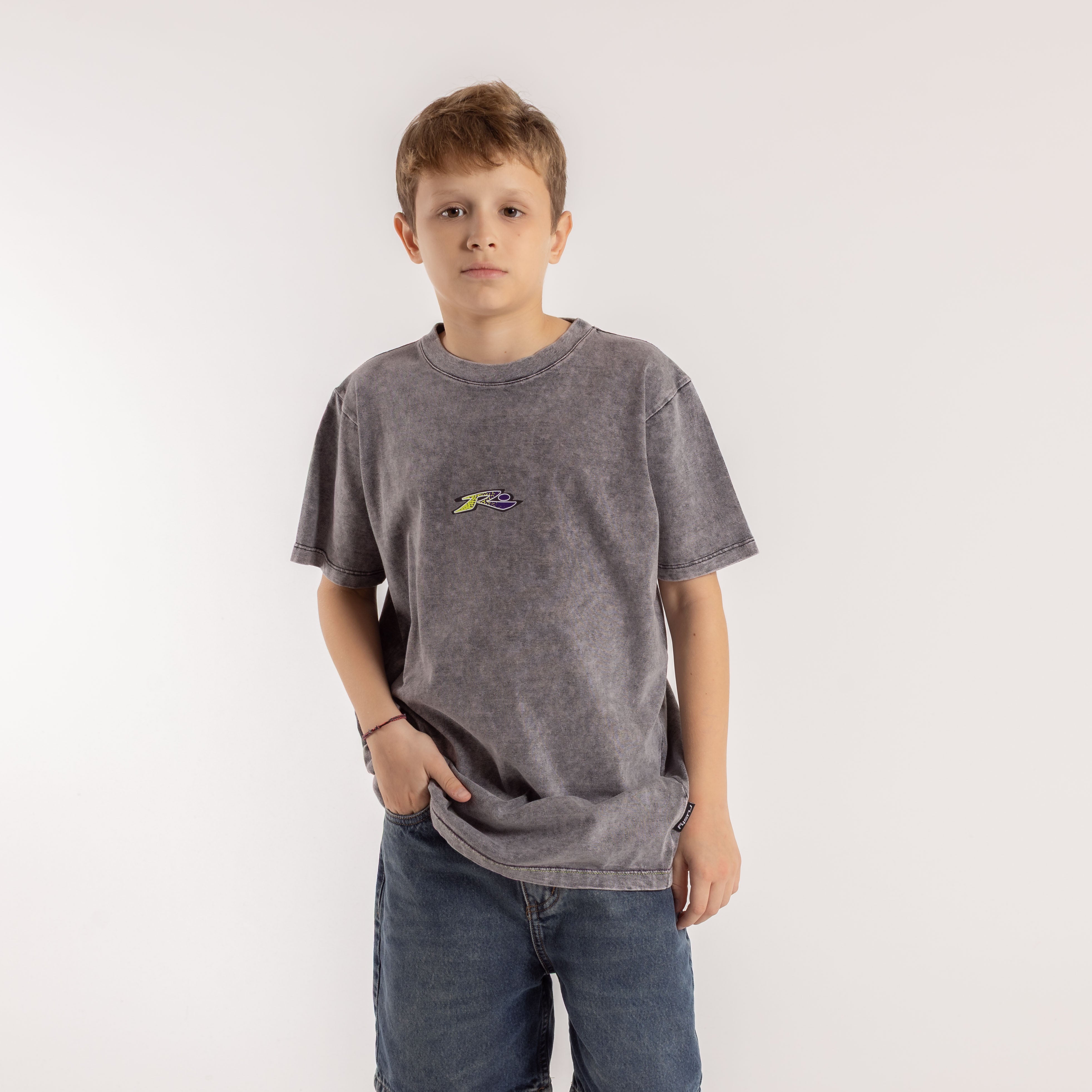 Remera Surf Frames Junior Process Black