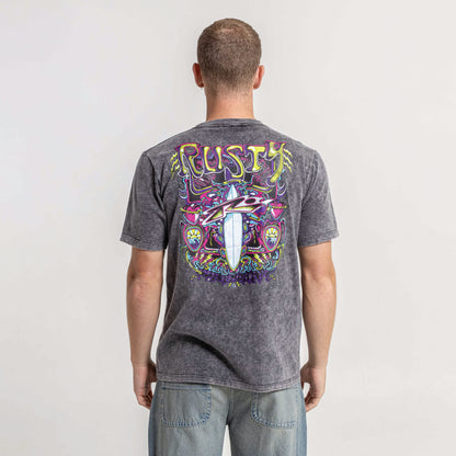 Remera Surf Frames Process Black