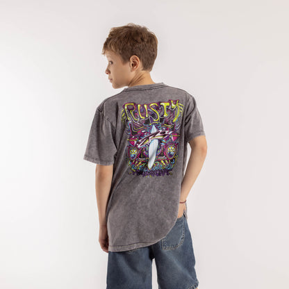 Remera Surf Frames Junior Process Black
