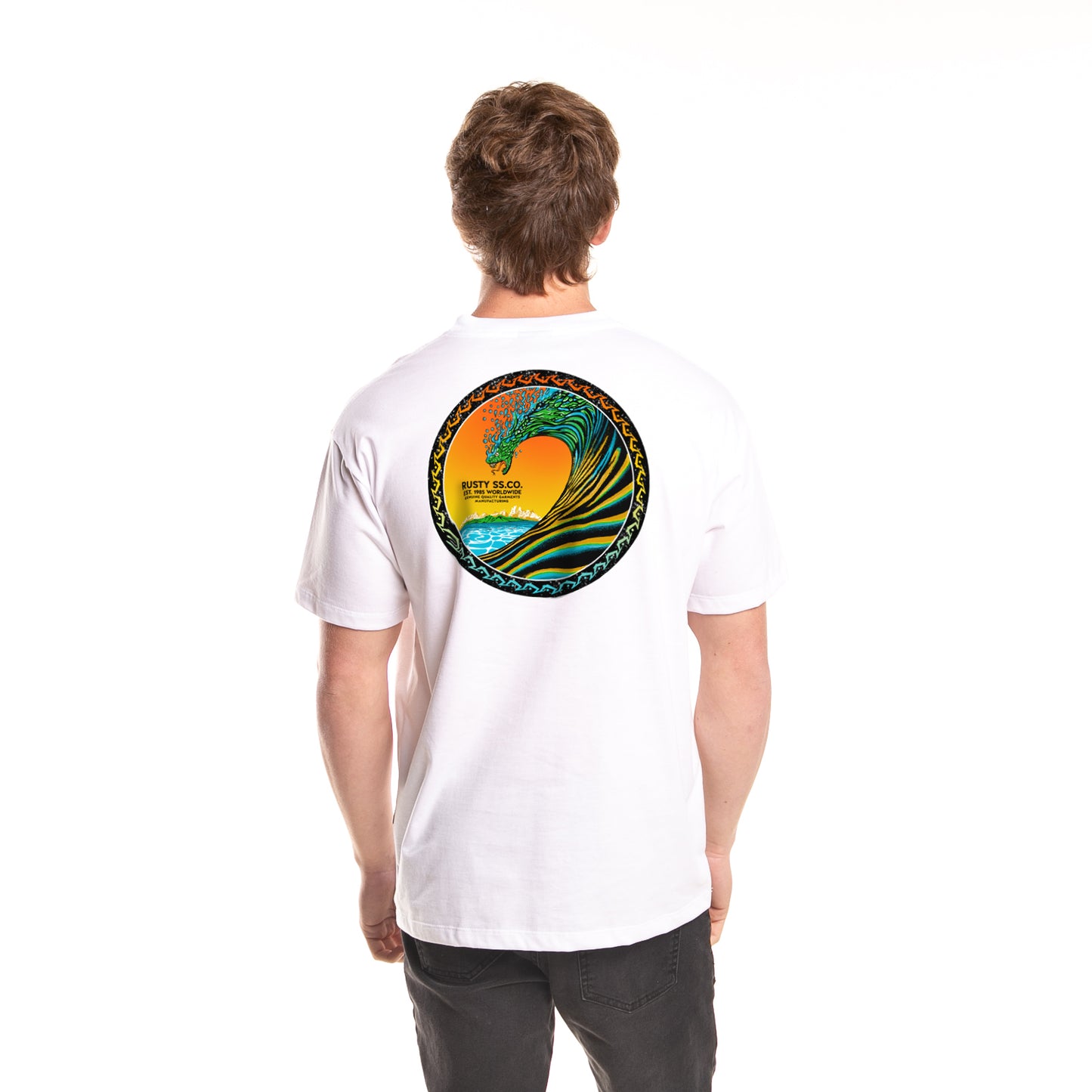 Remera Mc Wave Snake Tee White