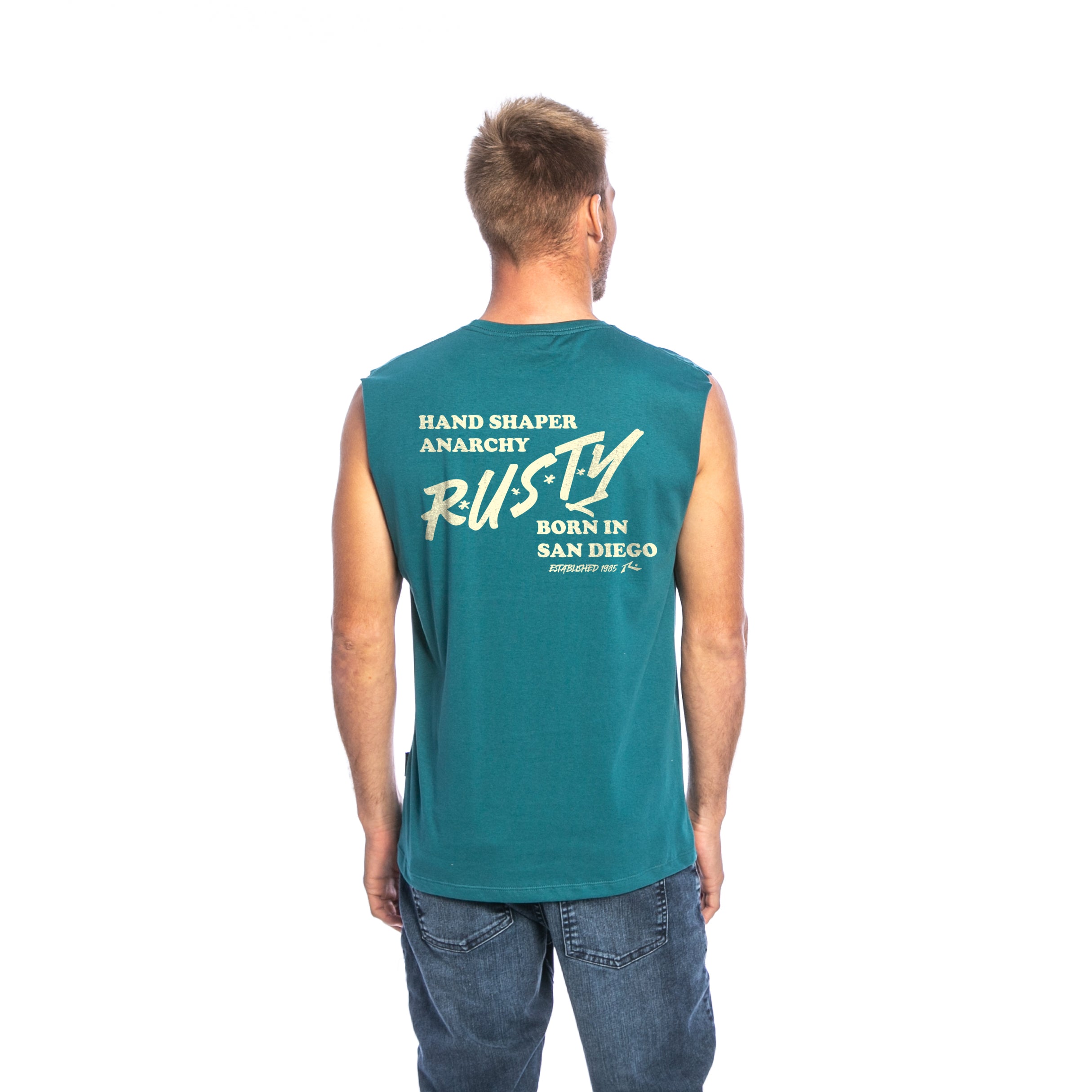 Musculosa Lettering  Deep Teal