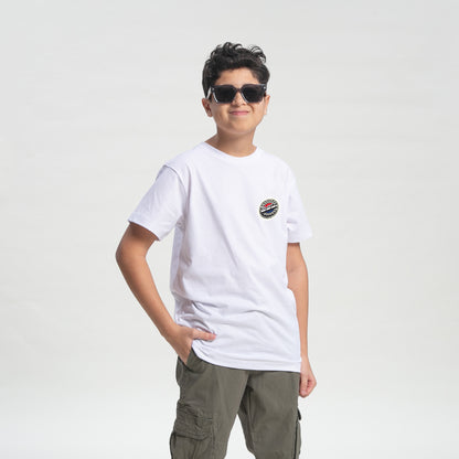 Remera Mc Patch Tee Jr White