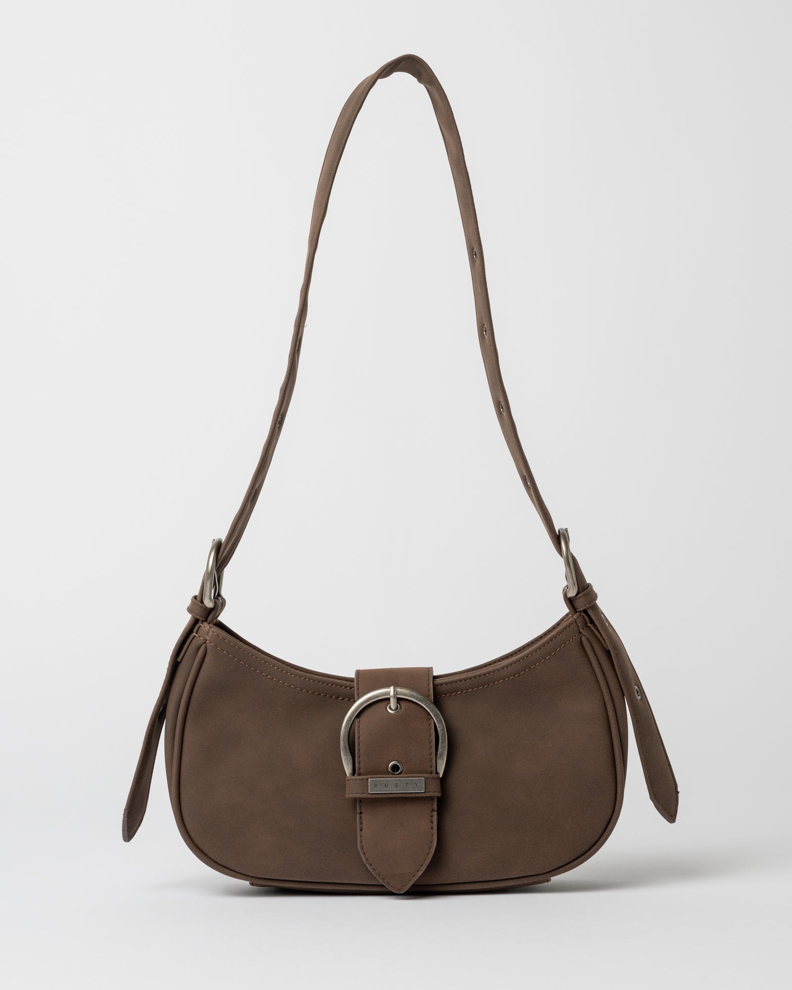 Cartera Rodeo Suede Handbag Pinecone