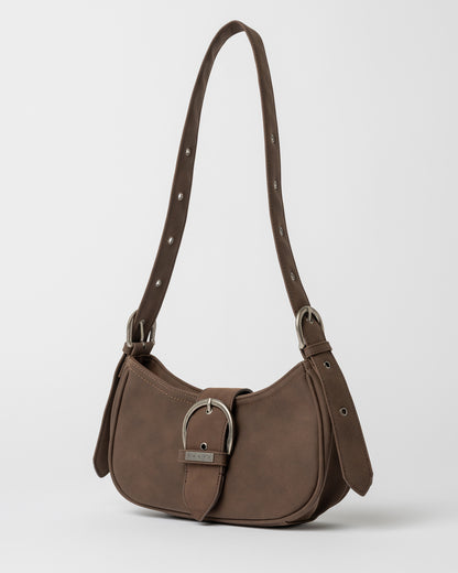 Cartera Rodeo Suede Handbag Pinecone